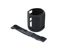 Coque en silicone pour haut-parleur Sony SRSXB13, étanche et housse en nylon conçue pour protéger contre les éclaboussures, légère et portable pour une utilisation en voyage (noir)