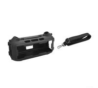 Coque en silicone pour haut-parleur Soundcore Boom 2 - Résistante aux chocs - Anti-rayures - Anti-poussière - Sangle pour équipement de randonnée - Noir - 31 cm