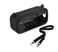 Coque en silicone pour haut-parleur SoundLink Plus Antichoc Noir | Absorption des chocs, protection contre les rayures, finition noire élégante, bandoulière incluse, transport léger