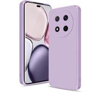 Coque En Silicone Pour Honor Magic 7 Lite - Fine Et Antichoc, Protection Caméra Renforcée, Doublure Microfibre Anti-Rayures, Violet