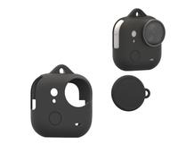 Coque en silicone pour Insta360 Go Ultra, housse de protection souple avec capuchon d'objectif, anti-chute et anti-poussière, coque de protection pour appareil photo GO Ultra (noir)