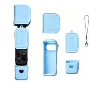Coque en silicone pour Insta360 Luna Ultra, housse de protection souple pour objectif d'appareil photo, protection complète pour Insta 360 Luna Ultra Accessoires, Bleu ciel, Housse Coque Etui Silicone