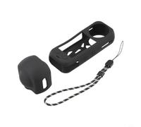 Coque en silicone pour Insta360 X5 conçue pour une dissipation efficace de la chaleur, des ouvertures précises des ports et une compatibilité de protection d'objectif pour un fonctionnement fluide