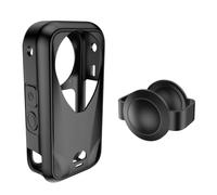 Coque en Silicone pour Insta360 X6 Housse de Protection pour Appareil Photo avec Capuchon d'Objectif Manchon de Boîtier de Caméra X6 Anti-Rayures Et Anti-Poussière