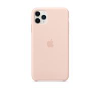 Coque en silicone pour iPhone 11 Pro Max Rose des sables