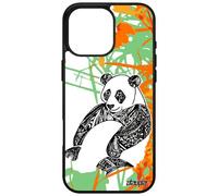 Coque En Silicone Pour Iphone 16 Pro Max Panda Asie Fille Chine Ethnique Animaux 4g Coloré Orange De Protection Feuilles Pas Cher Apple