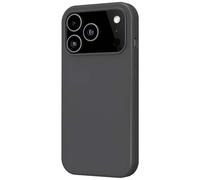 Coque en Silicone pour iPhone 17 Pro Compatible MagSafe MW Noir