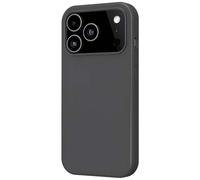 Coque en Silicone pour iPhone 17 Pro Compatible MagSafe Noir