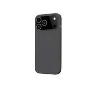 Coque en Silicone pour iPhone 17 Pro Max Compatible MagSafe Noir
