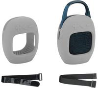 Coque en silicone pour JBL CLIP 5, confortable, portable, résistante aux rayures, étanche, résistante aux chutes, gris