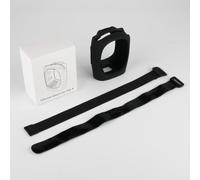 Coque en silicone pour JBL CLIP4, protection étanche avec absorption des chocs pour s'amuser en plein air, sangle de transport portable (noir)