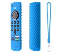 Coque en Silicone pour La Nouvelle Clé TV Am-azon Fir-e TV Stick 4K - Antidérapante, Résistante Aux Chocs Et À La Poussière, avec Cordon, Coque Phosphorescente pour Télécommande Fir-e TV Stick