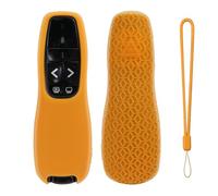 Coque en silicone pour Logitech R400, coque de protection souple antidérapante avec cordon de serrage (orange)