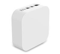 Coque en silicone pour Mac Mini M4/M4 Pro 2024, housse de protection anti-poussière pour mini ordinateur de bureau, anti-chute, antidérapante, en caoutchouc souple, protection complète, blanc