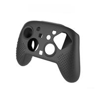Coque en silicone pour manette de jeu Switch2 Pro avec ouvertures précises pour un accès facile aux boutons et ports (noir)