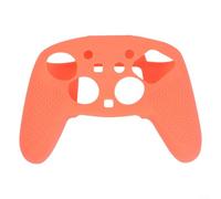 Coque en silicone pour manette de jeu Switch2 Pro avec ouvertures précises pour un accès facile aux boutons et ports (rouge)