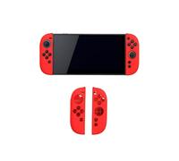 Coque en silicone pour manette Nintendo Switch 2, coque de protection intégrale en silicone souple anti-chute avec résistant aux chocs, antidérapant, anti-collision, rouge.