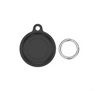 Coque en silicone pour Moto Tag 2 - Résistante aux rayures - Souple - Avec boucle pour collier de chat - Télécommande de voiture - Noir