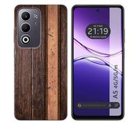 Coque en silicone pour OPPO A5m / A5 4G / 5G design bois 05 dessins