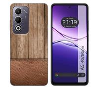Coque en silicone pour OPPO A5m / A5 4G / 5G design bois 09 dessins