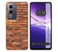 Coque en silicone pour Oppo A5m / A5 4G / 5G design brique 04 dessins