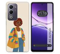 Coque en silicone pour OPPO A5m / A5 4G / 5G design femme 05 dessins