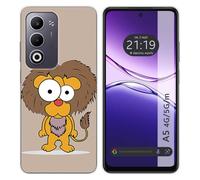 Coque en silicone pour OPPO A5m / A5 4G / 5G design Leon dessins