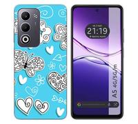 Coque en silicone pour OPPO A5m / A5 4G / 5G design papillons dessins