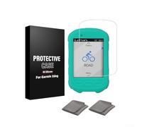 Coque en silicone pour ordinateur de vélo avec film trempé HD pour Garmin Edge 1030 830 530 et ELEMNT 2 Cyclisme GPS Protection (530 Vert)