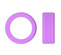 Coque en silicone pour Oura Ring Gen 4 et protège facilement contre les rayures (M 10/11/12/13/14/15 violet)