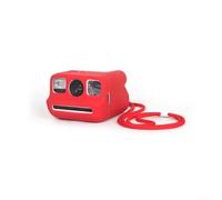 Coque en silicone pour Polaroid Go 1 2 anti-poussière (rouge) | Ajustement parfait, étanche à la poussière, silicone absorbant les chocs, design léger, accès facile aux boutons
