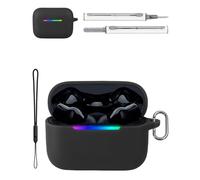 Coque en silicone pour Razer Hammerhead V3 X HyperSpeed - Protection intégrale avec anti-chocs et anti-rayures - Cordon et kit de nettoyage - Noir