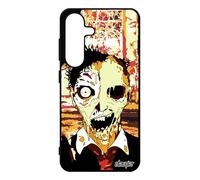 Coque En Silicone Pour S25 Zombie Horreur Ville Halloween Mobile Motif Immeuble Mort Vivant Apocalypse Aluminium Gore Pour Samsung Galaxy