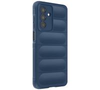 Coque en Silicone pour Samsung Galaxy A17 Design Texturé en Relief Soft-Touch Bleu