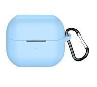 Coque en silicone pour Samsung Galaxy Buds 3/3 Pro, housse de protection avec mousqueton, coque de protection complète pour Galaxy Buds 3 & Galaxy Buds 3 Pro Earbuds Accessoires pour écouteurs (bleu