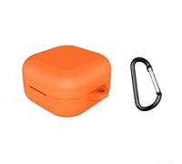 Coque en silicone pour Samsung Galaxy Buds 4 Pro - Protection avec clip - Dos texturé antidérapant - Commute Fitness Active - Bleu (orange)