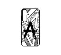 Coque en silicone pour Samsung galaxy S24 FE anarchie égalité telephone ni dieu ni maitre liberté philosophie 4G etui symbole communisme