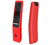 Coque en silicone pour Samsung Nouvelle télécommande BN59-01312A Remplacement Bluetooth Remote Control, Anti-dérapant Housse de protection Coque pour Samsung BN59 Smart TV Remote (Rouge)