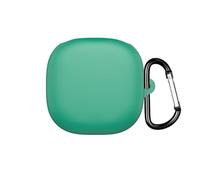 Coque en silicone pour SHOKZ OpenFit 2+ T921, housse de protection pour écouteurs avec mousqueton, coque anti-chute et anti-poussière (vert foncé)