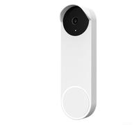 Coque en silicone pour sonnette filaire Nest 3e génération, manchon de protection pour sonnette vidéo intelligente, résistant aux intempéries (blanc)