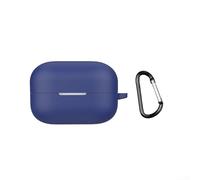 Coque en silicone pour Sony LinkBuds Clip WF-LC900, coque de protection avec ajustement précis, léger, résistant aux chocs, accessoire de nettoyage pour écouteurs (bleu foncé)