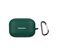 Coque en silicone pour Sony LinkBuds Clip WF-LC900, coque de protection, peau douce et résistante aux chocs avec découpes précises, accessoires légers pour écouteurs (vert foncé)
