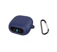 Coque en silicone pour Soundcore pour Liberty 5 Pro, couverture complète avec anti-traces de doigts, peau antichoc pour écouteurs (bleu foncé)