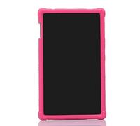 Coque en silicone pour tablette Lenovo Tab4 8 TB-8504F TB-8504N, adaptée aux enfants, housse réglable en silicone souple pour tablette Tab4 8 TB-8504F TB-8504N avec support PC (rose)