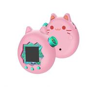 Coque en silicone pour Tamagotchi Paradise - Coque de protection avec protection anti-chute, sangle de transport - Absorption des chocs - Rose