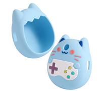 Coque en Silicone pour Tamagotchi Pix, Étui de Protection en Silicone Mignon Dessin Animé Souple Antichoc Antichute pour Accessoires Tamagotchi (Bleu)