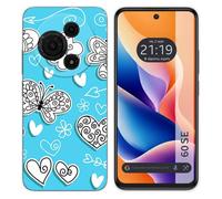 Coque en silicone pour TCL 60 SE motif papillons dessins