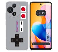 Coque en silicone pour TCL 60R 5G design console dessins