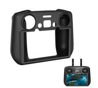 Coque en silicone pour télécommande DJI RC 2 - Coque de protection pour manette DJI Air 3 - Manchon antidérapant - Accessoires de drone (noir)