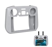 Coque en silicone pour télécommande DJI RC 2 - Coque de protection pour manette DJI Air 3 - Manchon antidérapant - Accessoires de drone (gris)